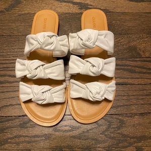 🤍 knotted slide sandal 🤍